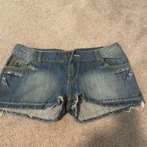Denim Blue Jean shorts from France. Size 10.